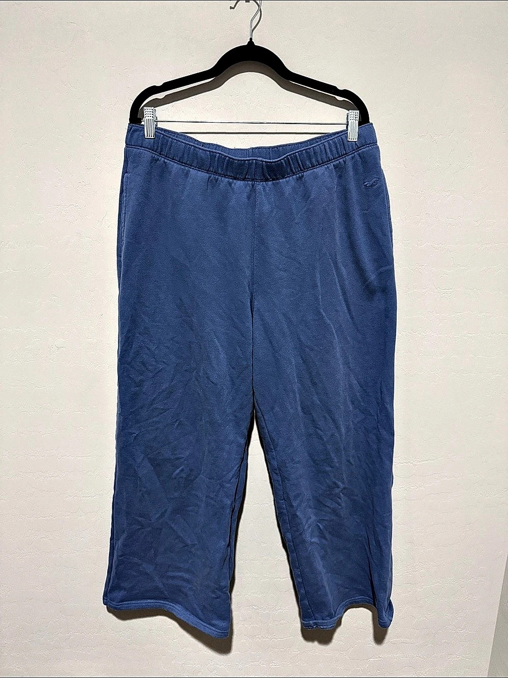 Hollister Feel Good Ultra High-Rise Wide-Leg Sweatpants Blue XL